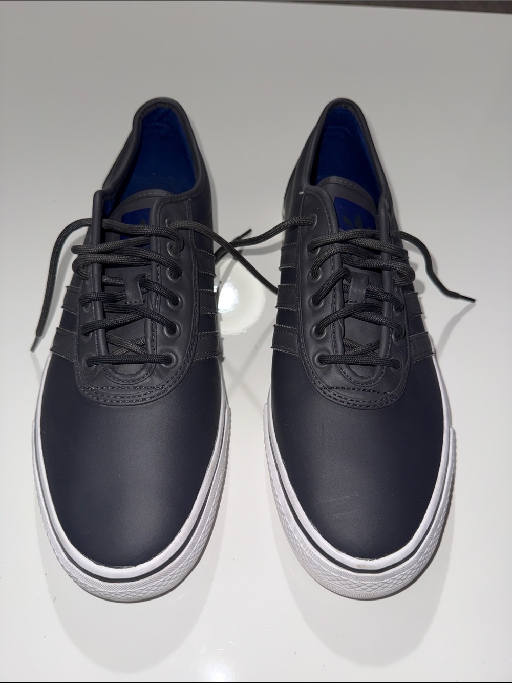 Adidas Men's Premier Adi-Ease Skateboarding Shoes Gray / White Size 13